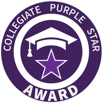 Collegiate Purple Star awarded to ϲҳ